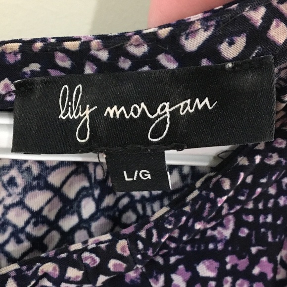 Purple Patterned Women's Tank Top - Picture 4 of 4